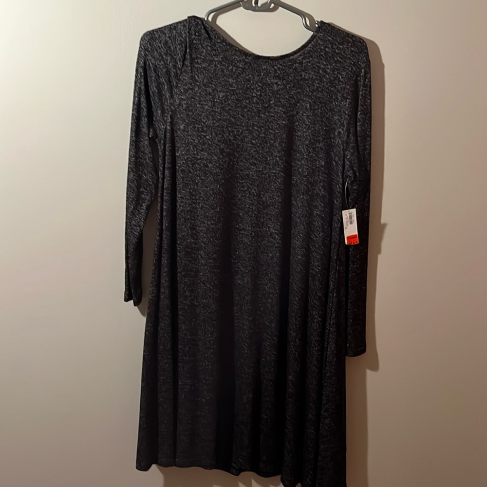 Gray/black soft long sleeve dress from old navy